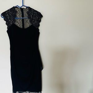 Xscape Embellished Ruched Cocktail Dress. Size 6